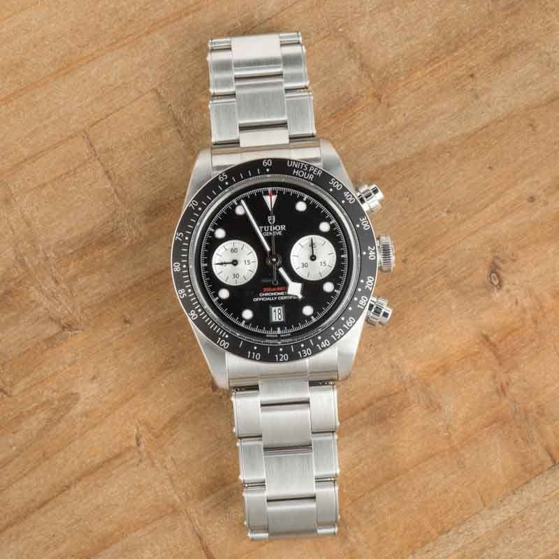 Tudor Black Bay Chrono Steel 79360N Black Dial