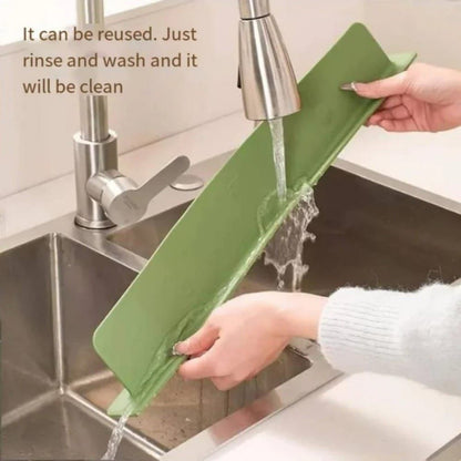 Silicone Sink Splash Guard with Basket