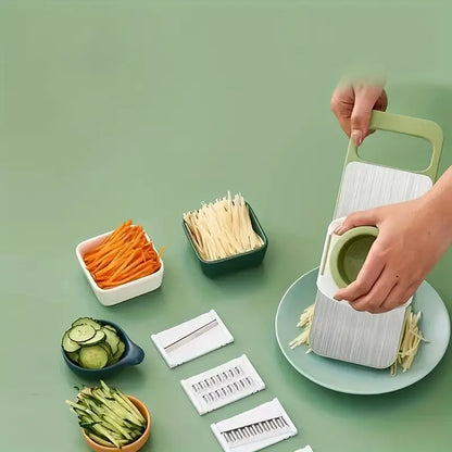 5 in 1 Stainless Steel Multifunctional Vegetable Slicer and Grater Set