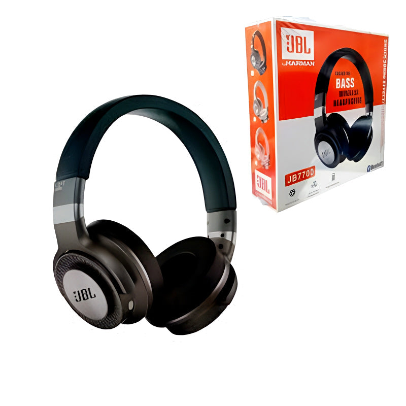 Headphones with Pure Bass Sound and Voice Assistant Support and Foldable Design