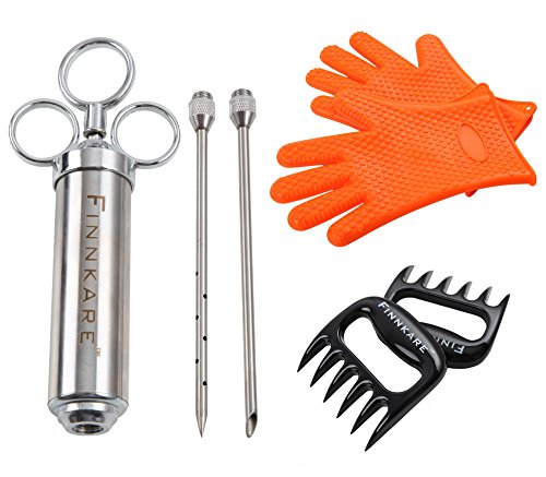 Stainless Steel BBQ Meat Marinade Flavor Seasoning Injector Needle