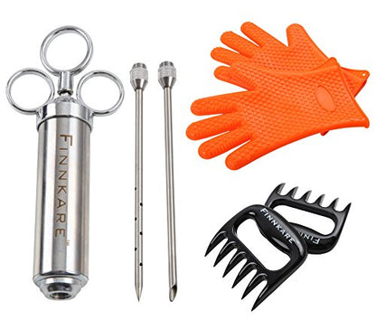 Stainless Steel BBQ Meat Marinade Flavor Seasoning Injector Needle