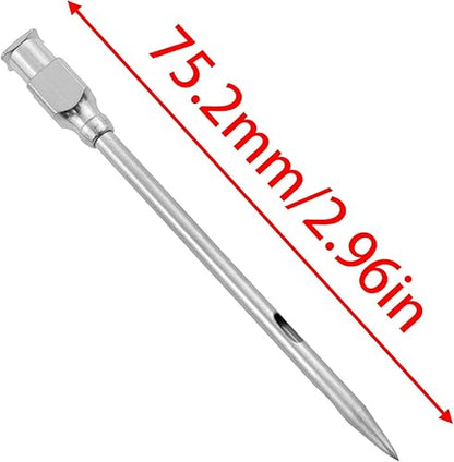 Stainless Steel BBQ Meat Marinade Flavor Seasoning Injector Needle