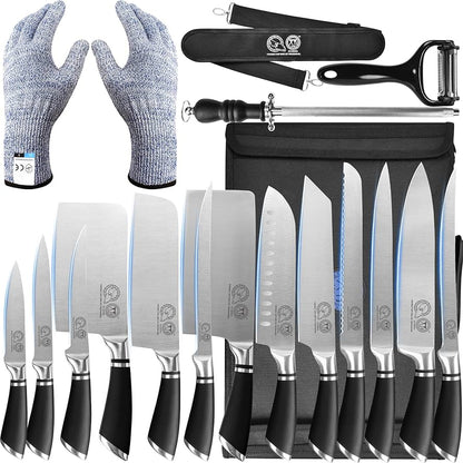 11 in 1 Koch Messer Knives Set with Scissor & Cutting Board