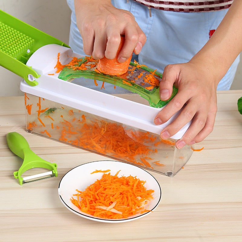 Function Kitchen Tool Vegetables Fruits Dicer Food Slicer Cutter