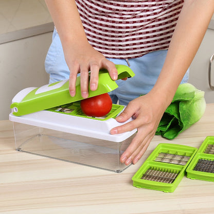 Function Kitchen Tool Vegetables Fruits Dicer Food Slicer Cutter