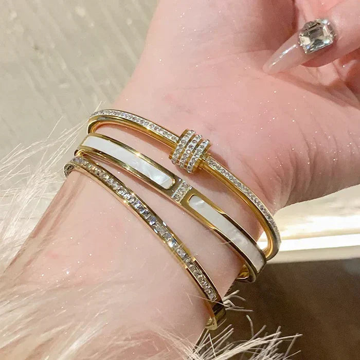 Premium Gold Series Bangle - Bracelet Style 3