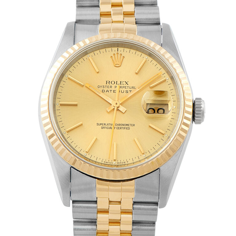 Rolex Datejust 36 Champagne Dial Two-Tone