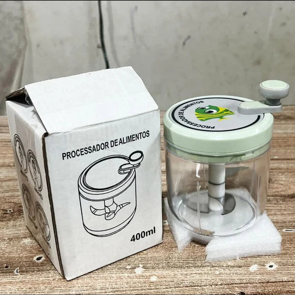 Premium Manual Food Chopper – Hand Press Vegetable & Garlic