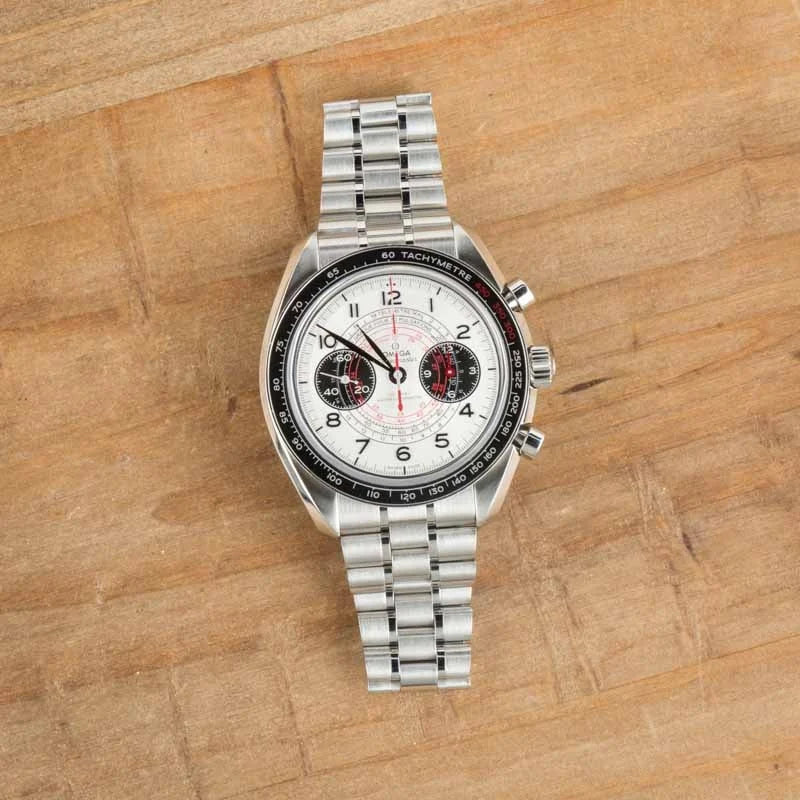 Used Omega Speedmaster Chronoscope Silver Arabic Dial