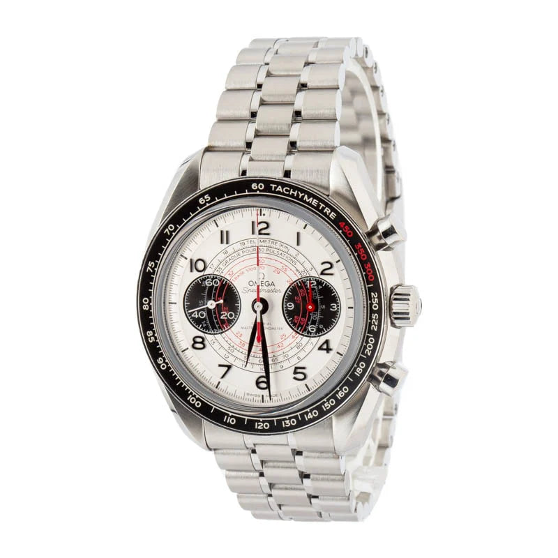 Used Omega Speedmaster Chronoscope Silver Arabic Dial
