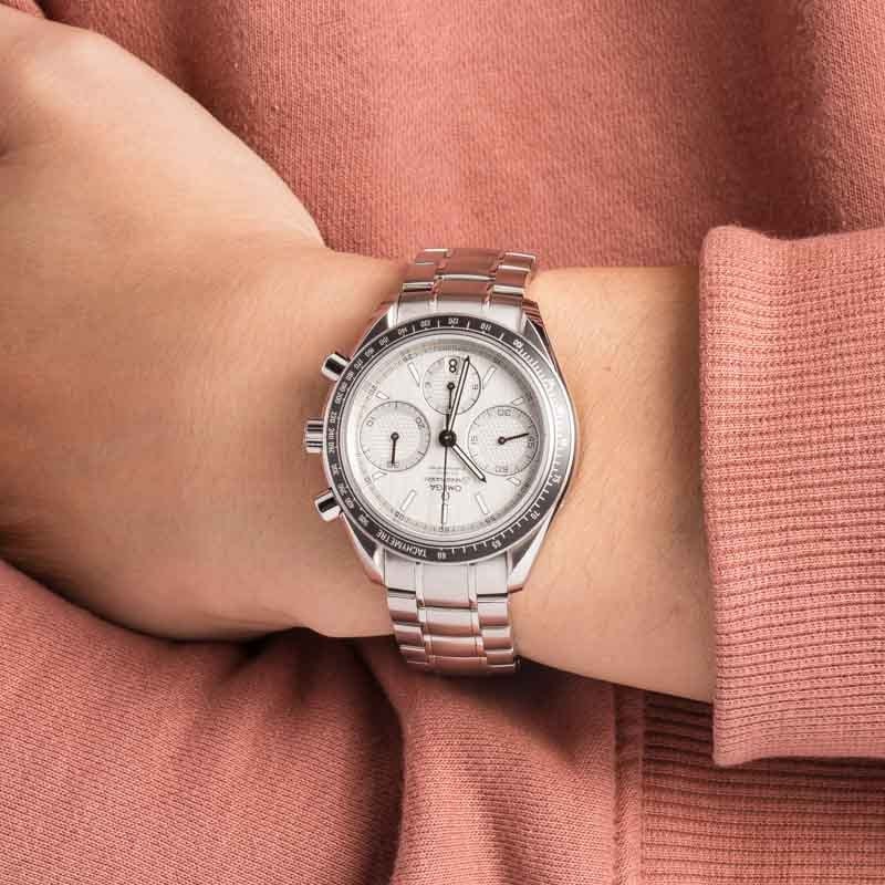 Used Silver Dial Omega Speedmaster Racing