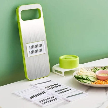 5 in 1 Stainless Steel Multifunctional Vegetable Slicer and Grater Set