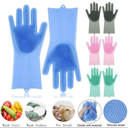 Washing Gloves, Silicone Dish Washer, Hand Gloves For Cleaning