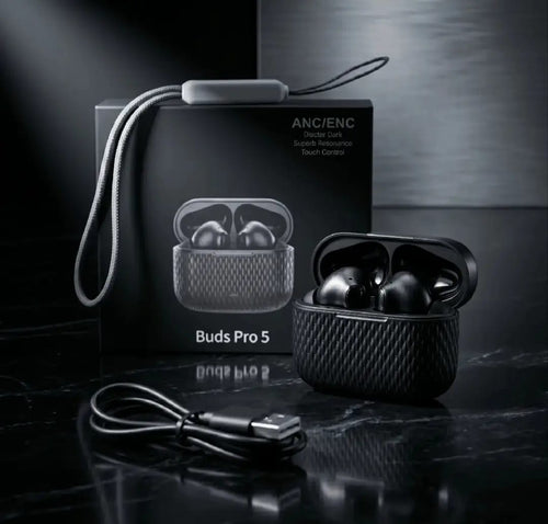 Buds Pro 5 – Premium Wireless Earbuds with ANC/ENC