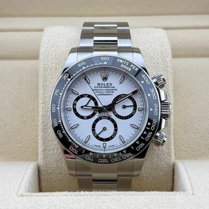 Rolex Daytona UNWORN 2024 126500LN Daytona 40mm White “Panda” Dial