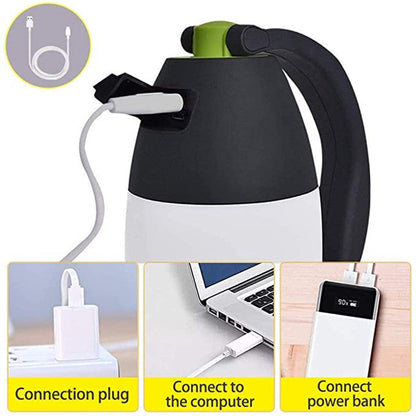 Rechargeable Camping Lantern With Flashlight And Power Bank