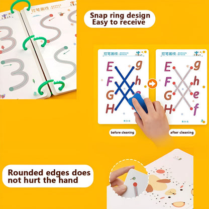 Workbook Set For Kids – Mastering Lines, Shapes, And Patterns In Handwriting And Drawing