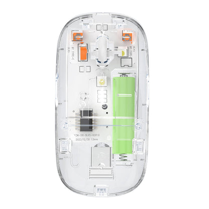 Transparent Dual-Mode Wireless Bluetooth 5.2 Mouse