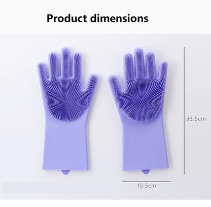 Washing Gloves, Silicone Dish Washer, Hand Gloves For Cleaning