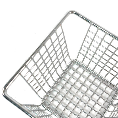 Mini Square Multi-Purpose Stainless Steel French Fries Serving Basket