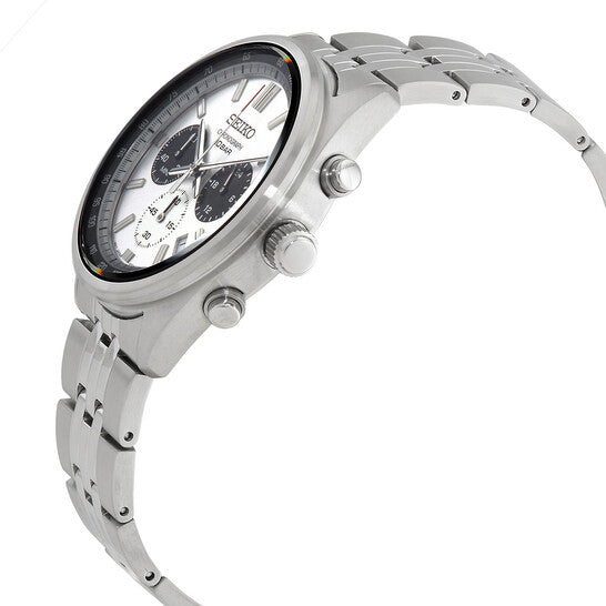 Motorsports Chronograph Quartz White Dial Men's Watch