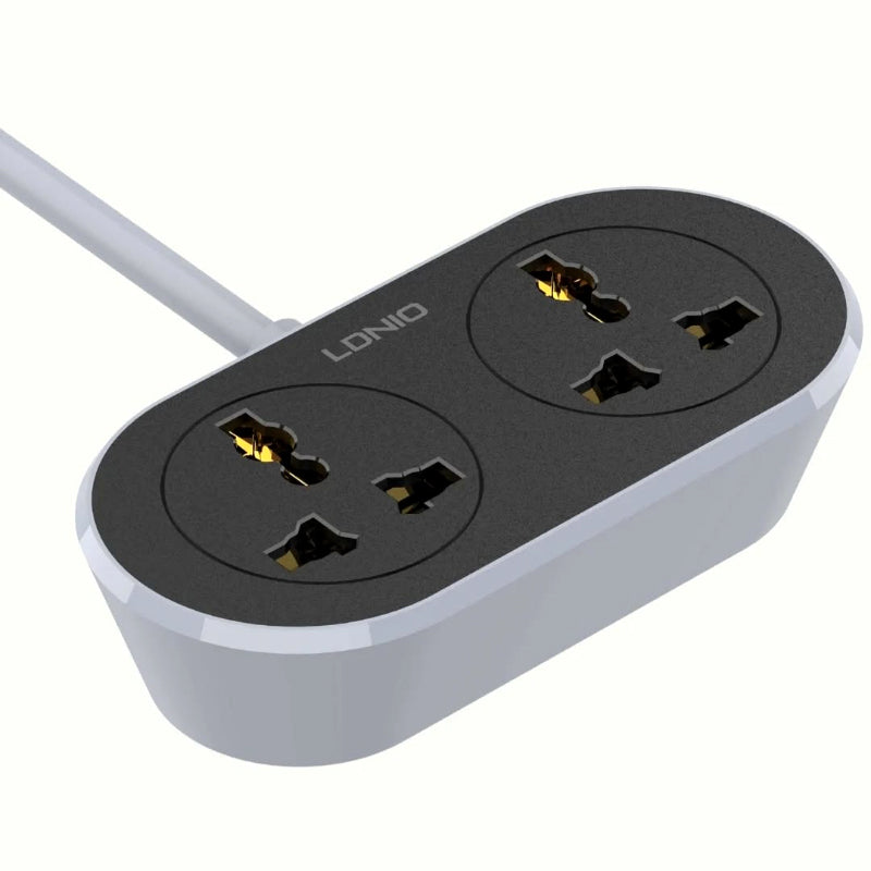 LDNIO SC-2018 10M 2 AC Outlet Universal Extension Power Socket